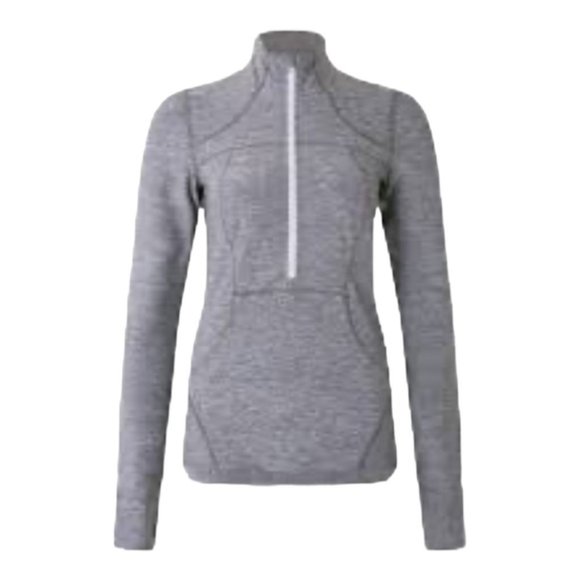 Lululemon Grey Define 1 2 Zip Define Pullover Size 6 - Picture 1 of 13